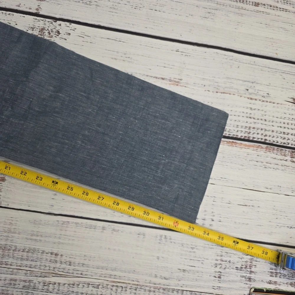 Banana Republic Pants Mens 34x33 Blue Linen Blend Flat Front Dress Trouser Slim‎